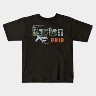 Greetings from Dayton Ohio Kids T-Shirt